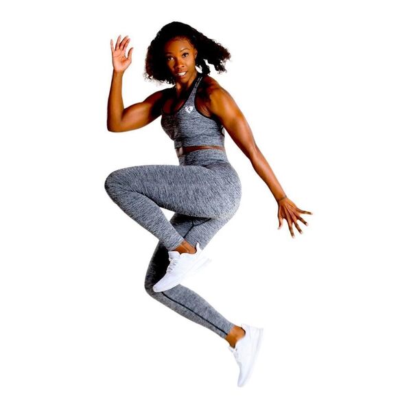 Women’s Best Move Seamless Leggings Grey Marl Small NWT - Picture 3 of 10